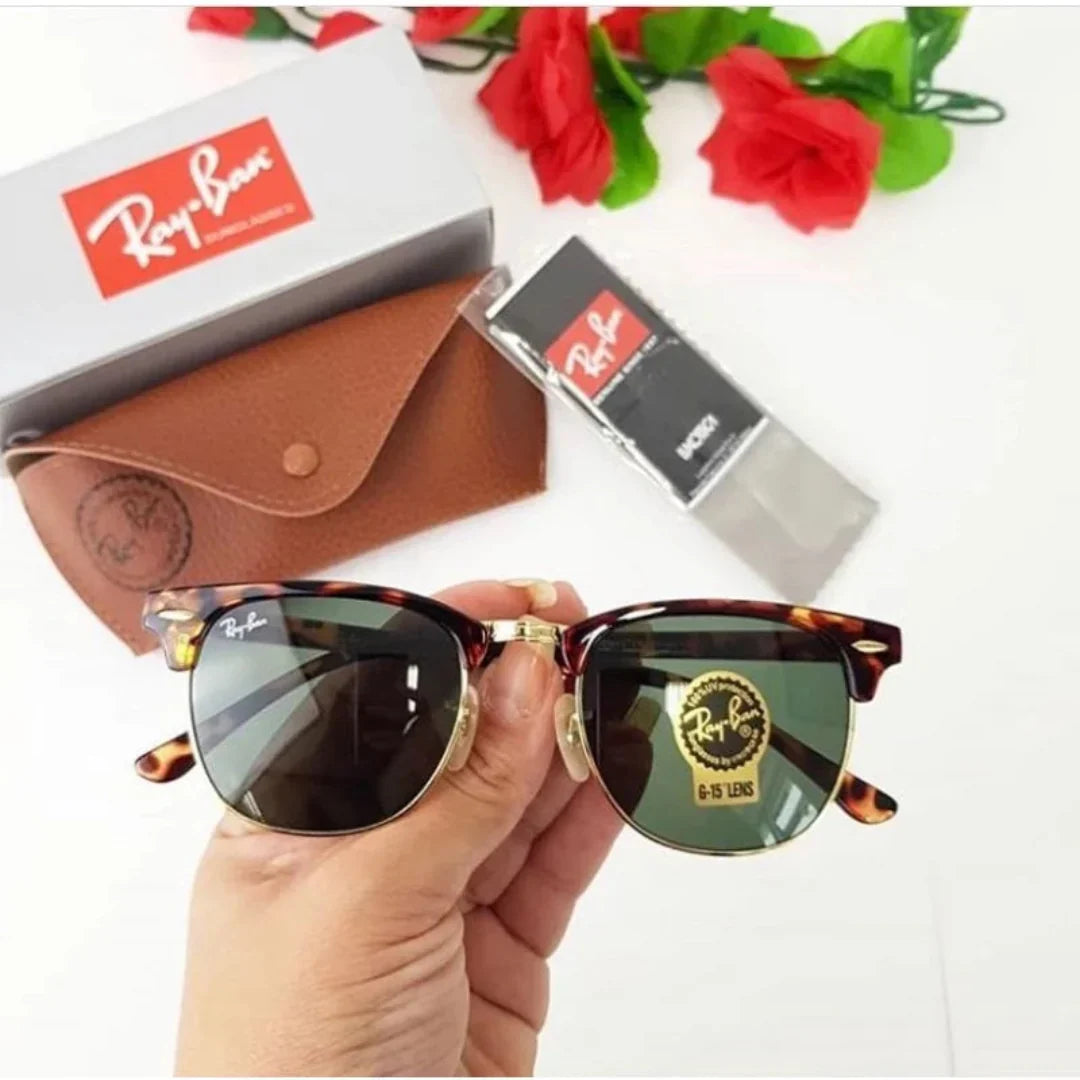 Oculos de Sol Clubmaster RB  Unissex Proteção Uv