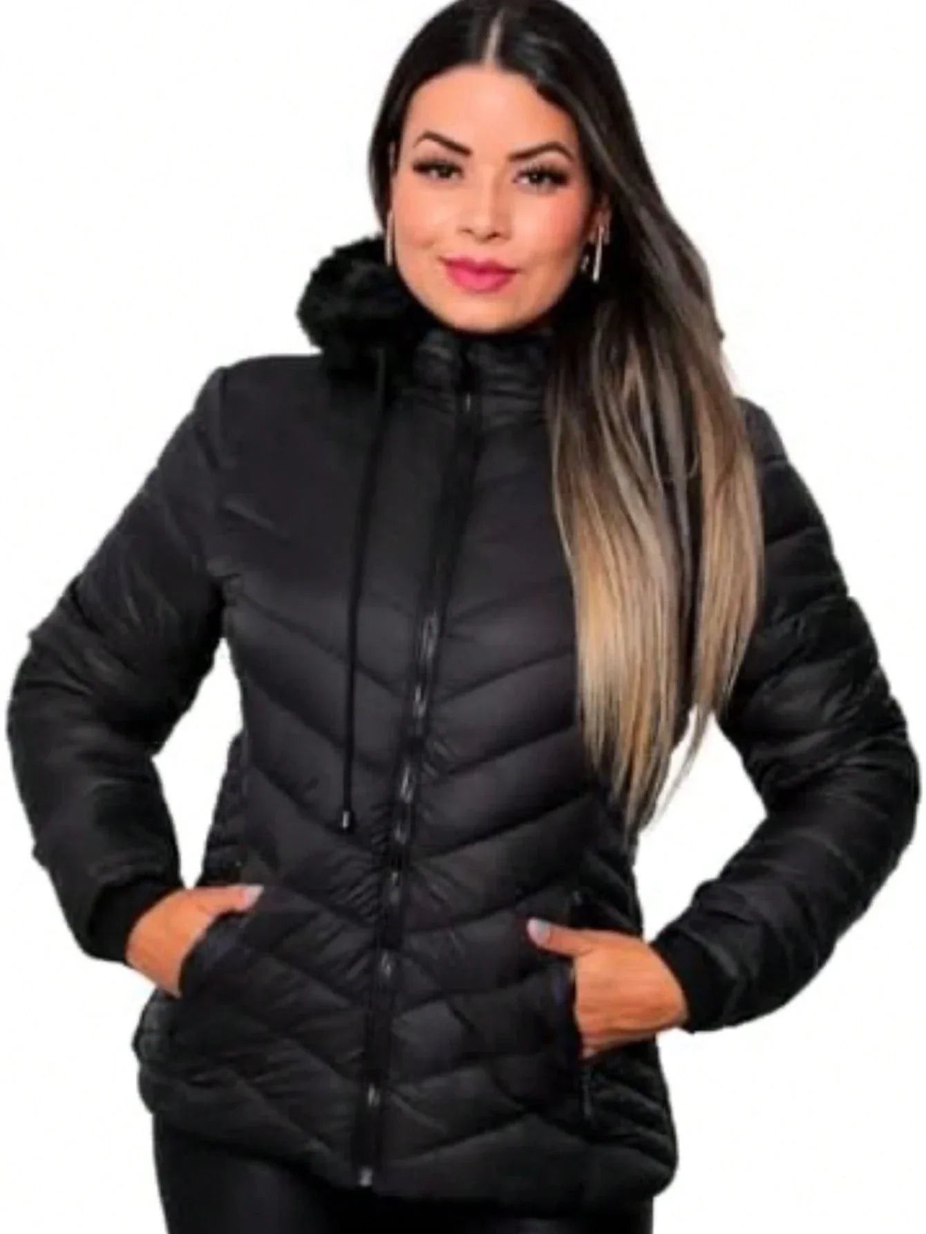 Jaqueta Feminina Bobojaco Peluciada