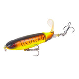 Kit Com 04 Iscas Artificiais Whopper Plopper Superfície Pesca Tucunare Traira Dourado Robalo Black Bass