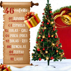 Arvore de Natal 2025 kit completo