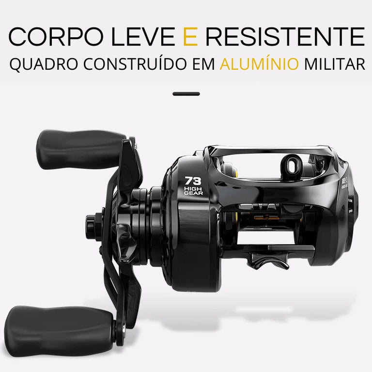 Carretilha Seiko Kuroda - 8 a  10KG Drag - 18+1 Rolamentos - Recolhimento 7.3:1