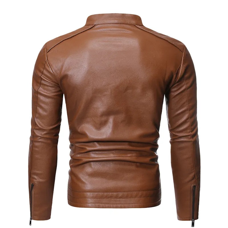 Jaqueta Masculina de Couro Exclusive