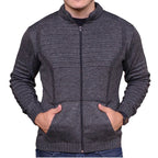 Casaco de Frio Masculino em Lã Tricot