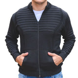 Casaco de Frio Masculino em Lã Tricot