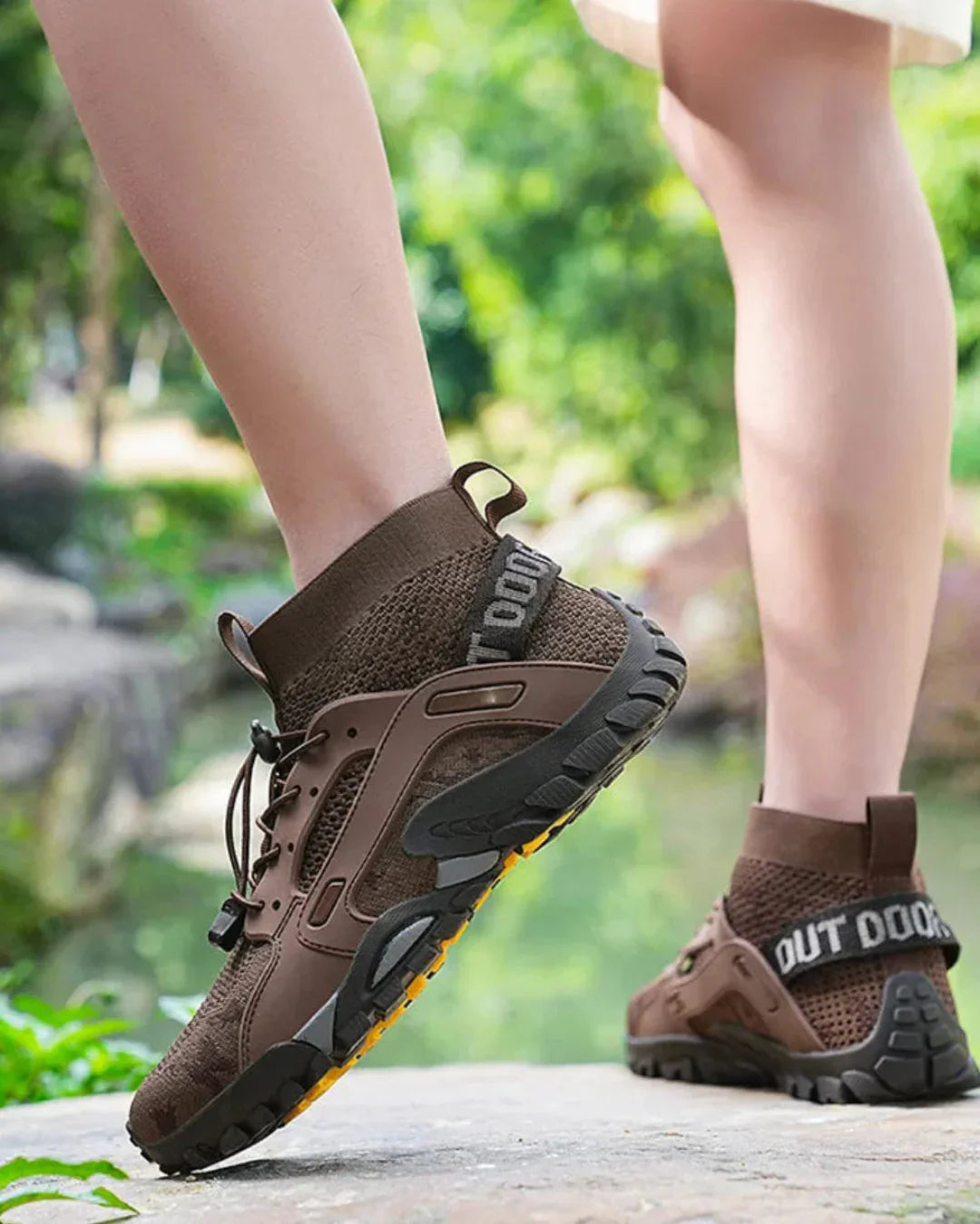 Bota Outdoor TitanTrail™ 2026 – Caminhada, Pesca e Aventura