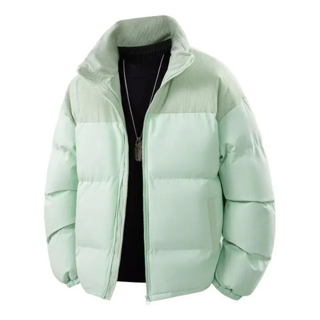 Jaqueta Térmica Masculina Alpine Block| Forro Quente + Estilo Premium