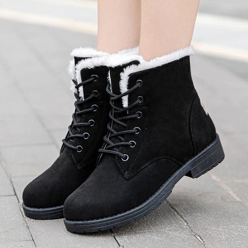 Bota Feminina Plataforma Forrada -10ºc