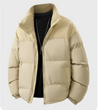 Jaqueta Térmica Masculina Alpine Block| Forro Quente + Estilo Premium