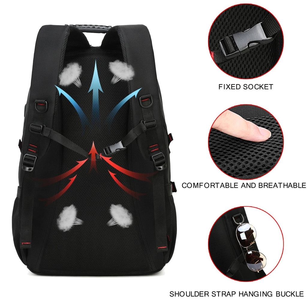 Mochila de Viagem 50L a Prova D'Água e Leve