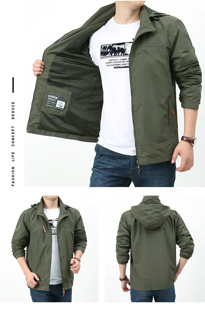 JAQUETA MILITAR OUTDOOR IMPERMEÁVEL MASCULINA
