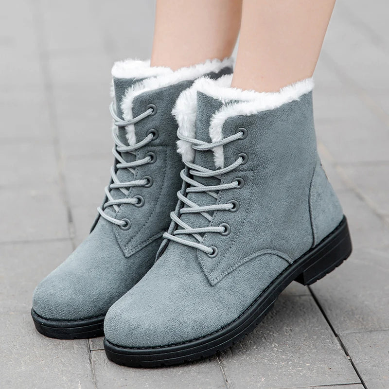 Bota Feminina Plataforma Forrada -10ºc