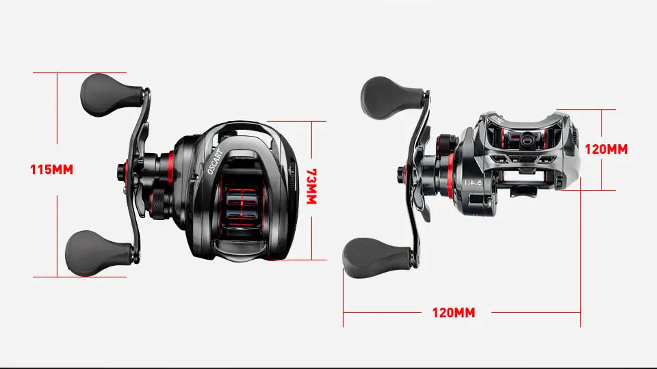 Carretilha Baitcasting Predator Force 2026 – Alto Desempenho 8KG