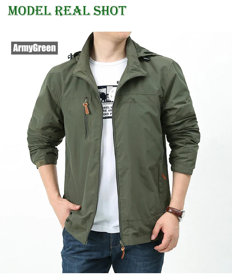 JAQUETA MILITAR OUTDOOR IMPERMEÁVEL MASCULINA