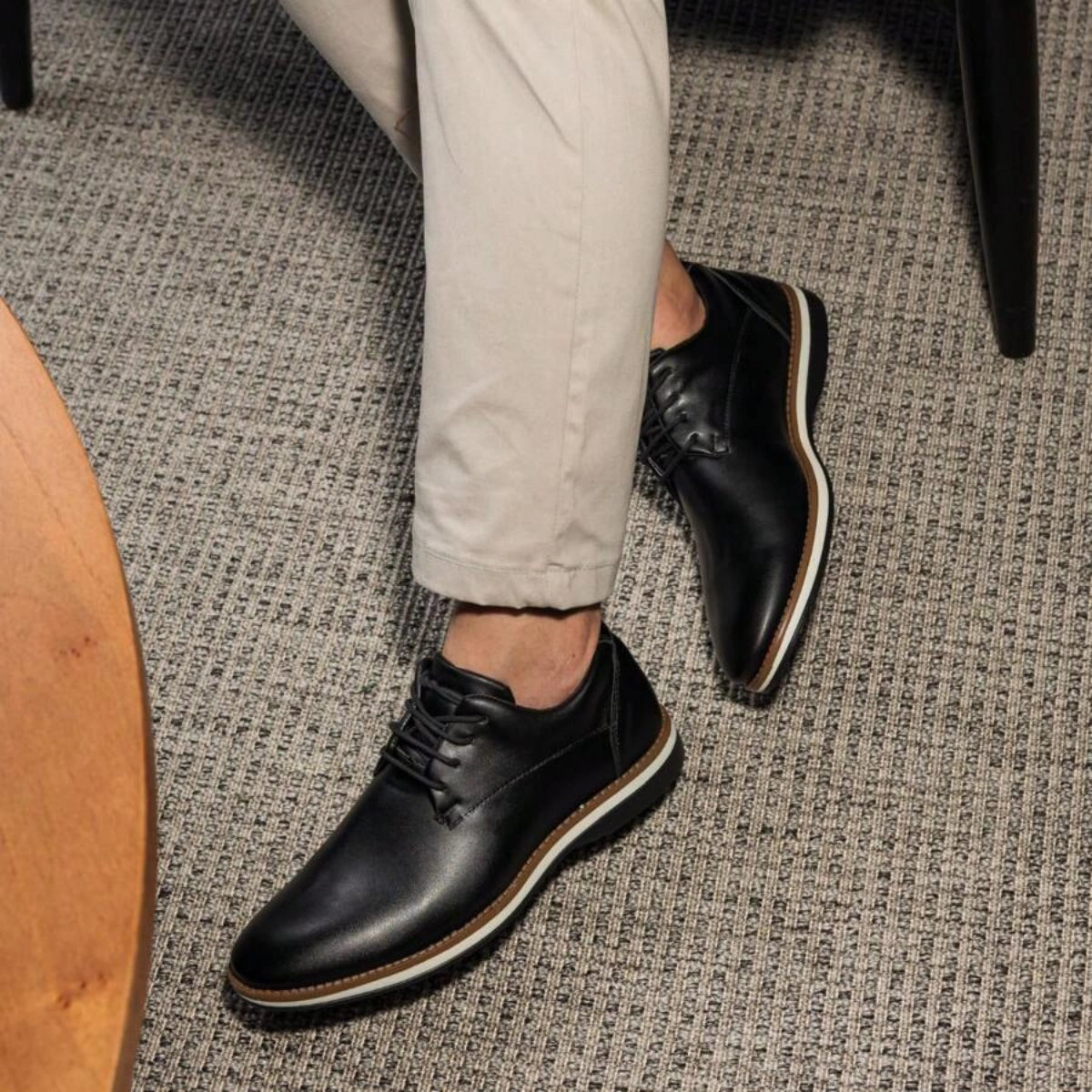 Sapato Masculino De Couro Revere Italian
