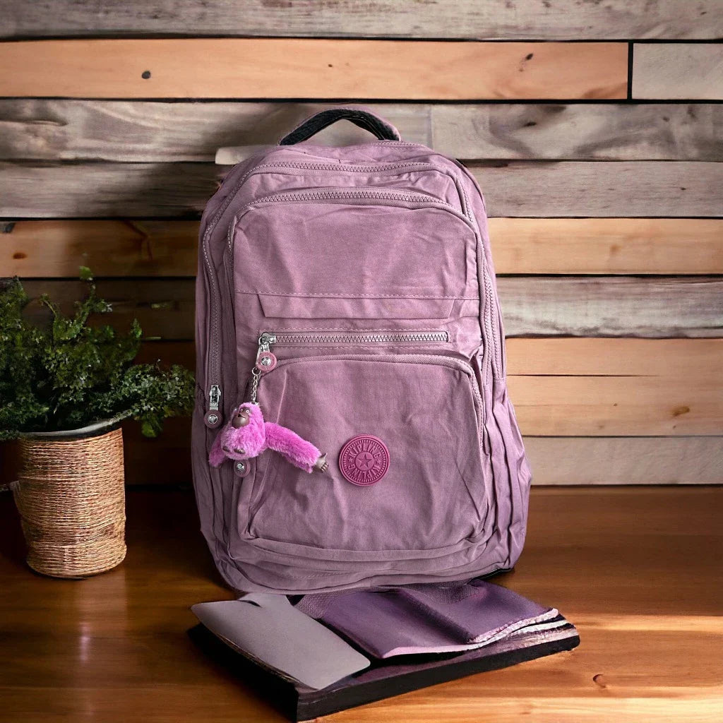 Mochila Escolar Infantil Kipling + Chaveiro Personalizado