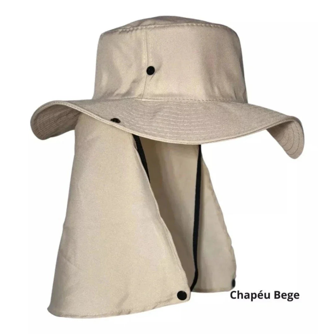Chapéu Pescador Australiano Proteção Nuca Pescoço