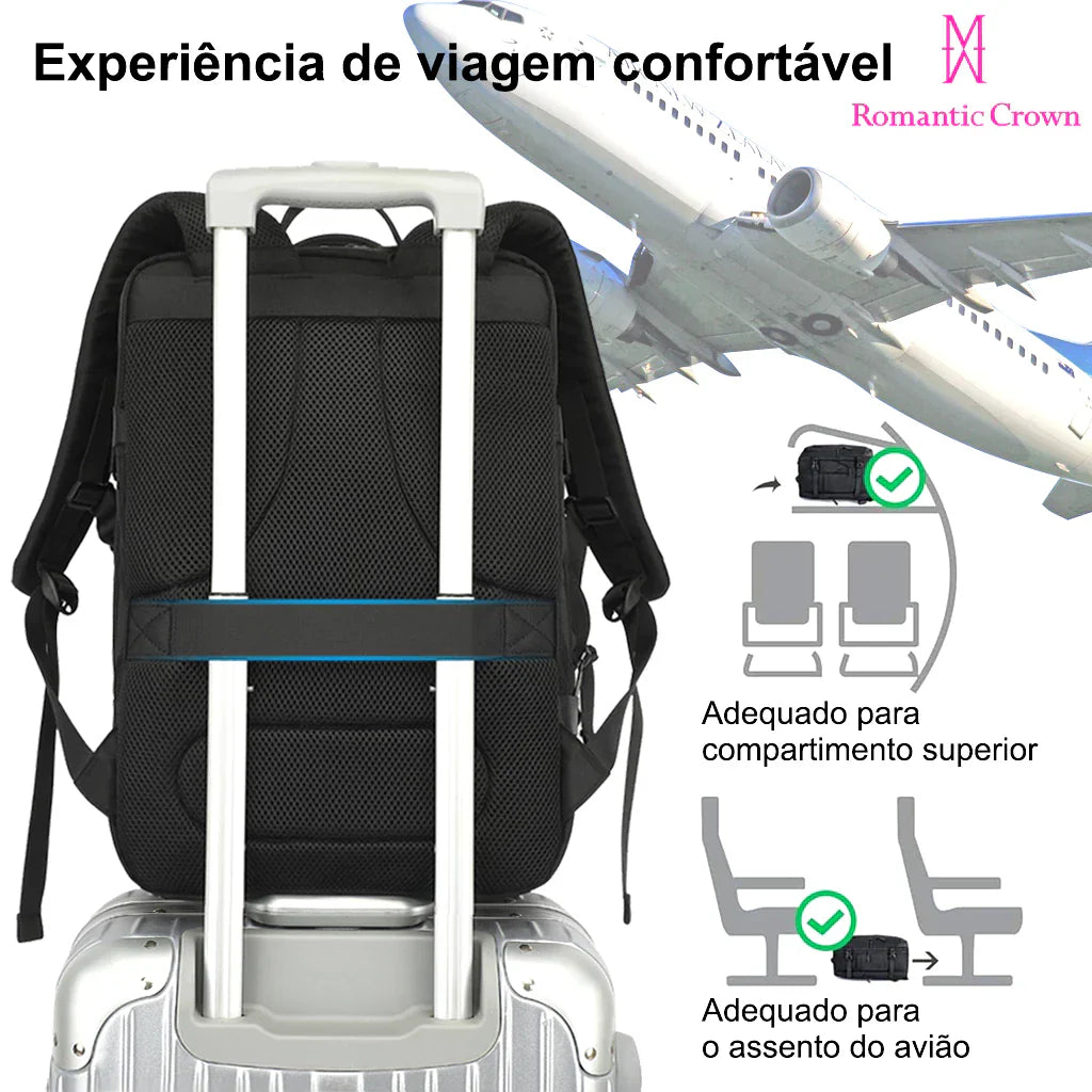 Mochila de Viagem Executiva Impermeável