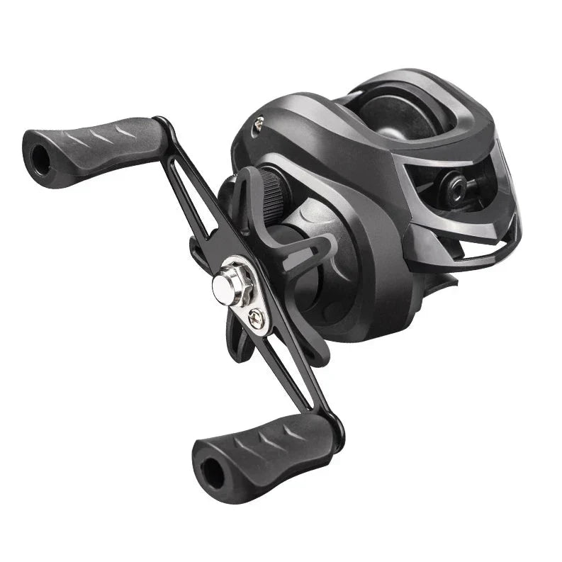 Carretilha de Pesca 30KG Drag + Vara de Pesca em Fibra de Carbono