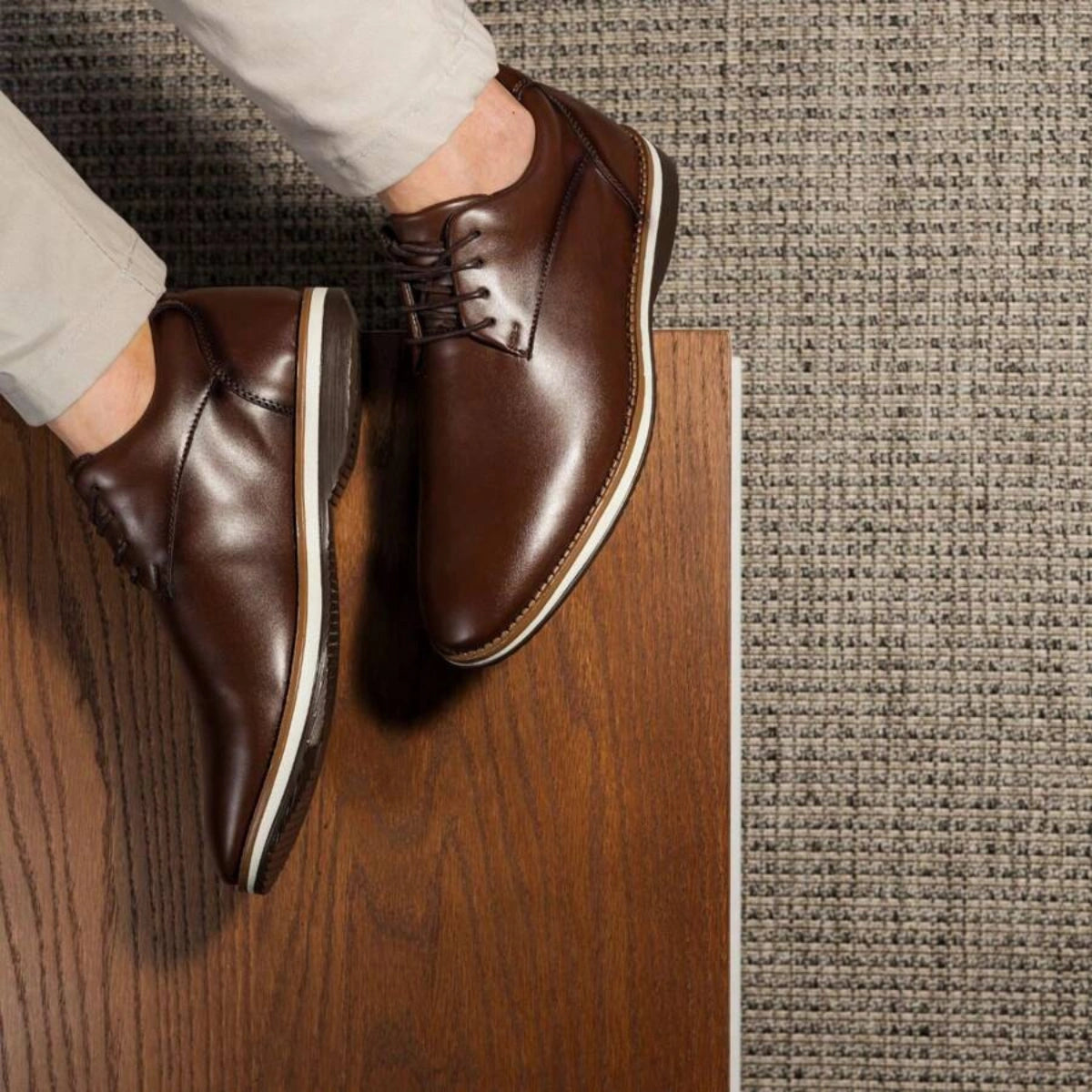 Sapato Masculino De Couro Revere Italian