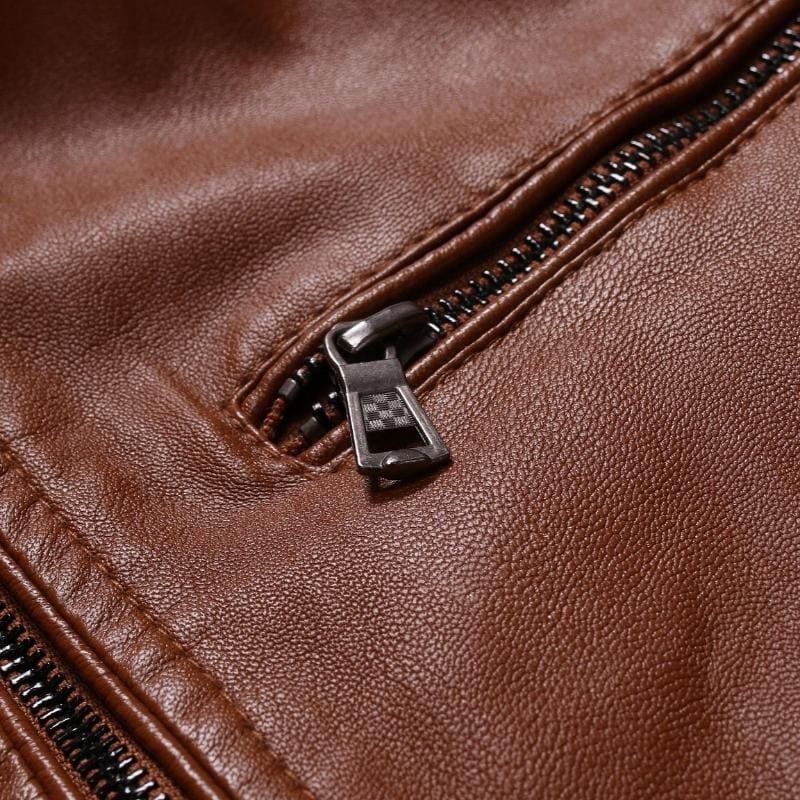Jaqueta de Couro Masculina Berry