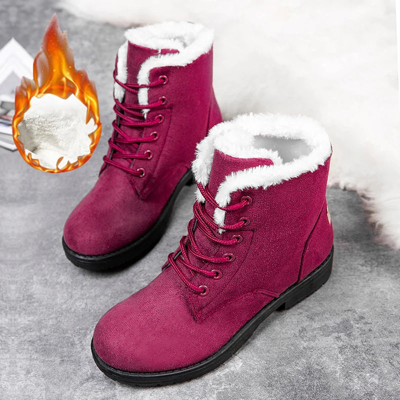 Bota Feminina Plataforma Forrada -10ºc