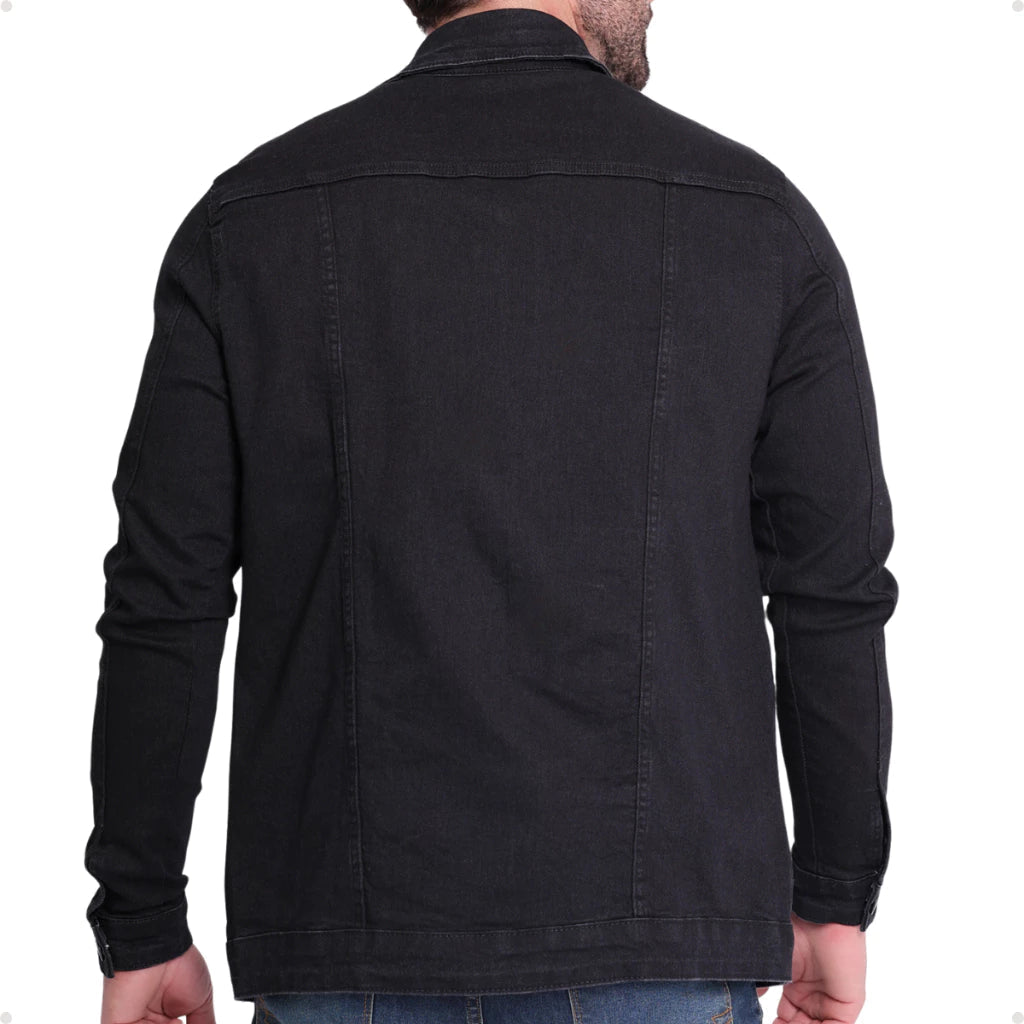 Jaqueta Jeans Sarja Masculina Fit