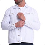 Jaqueta Jeans Sarja Masculina Fit