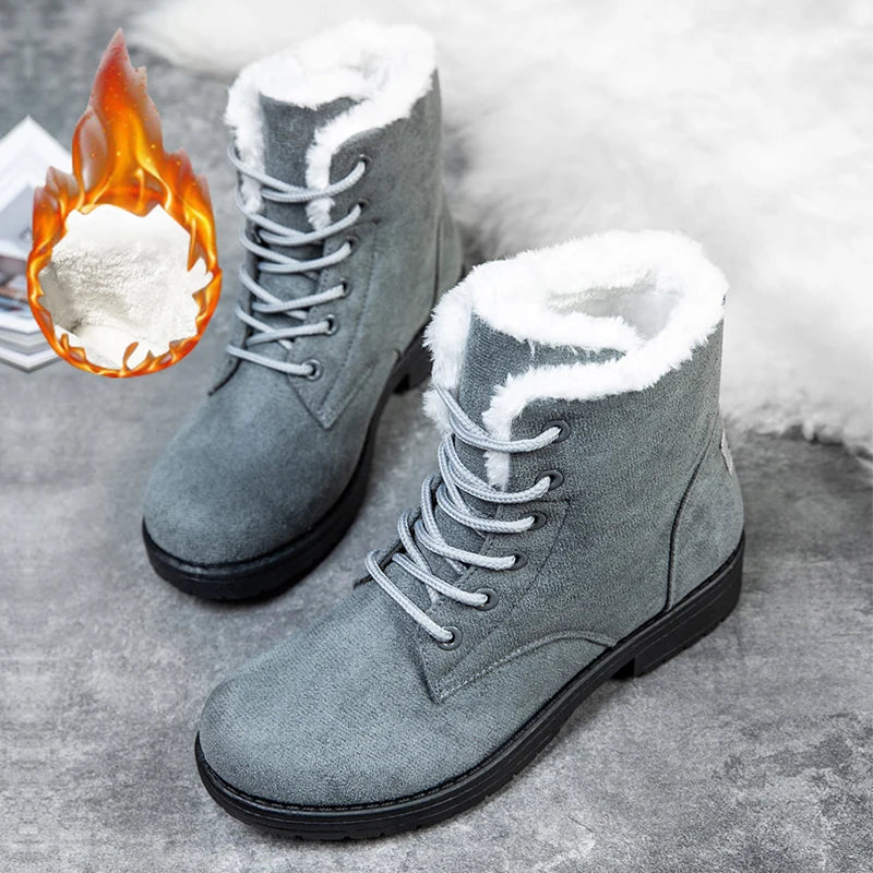 Bota Feminina Plataforma Forrada -10ºc