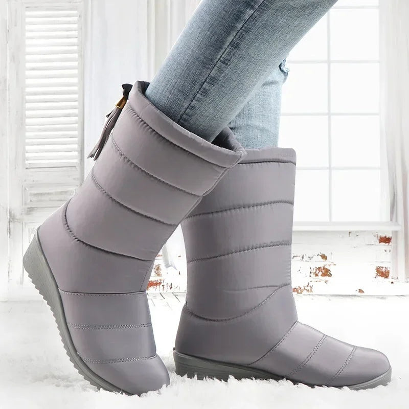 Bota Feminina Cano Médio Waterproof