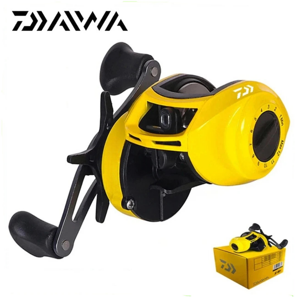 Carretilha Daiwa 18KG Drag 18+1 Rolamentos Anti-Cabeleira 7.2:1 Nova Geração