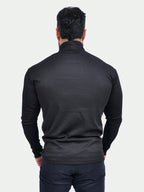 Suéter Masculino Canelada Ribana Gola Alta