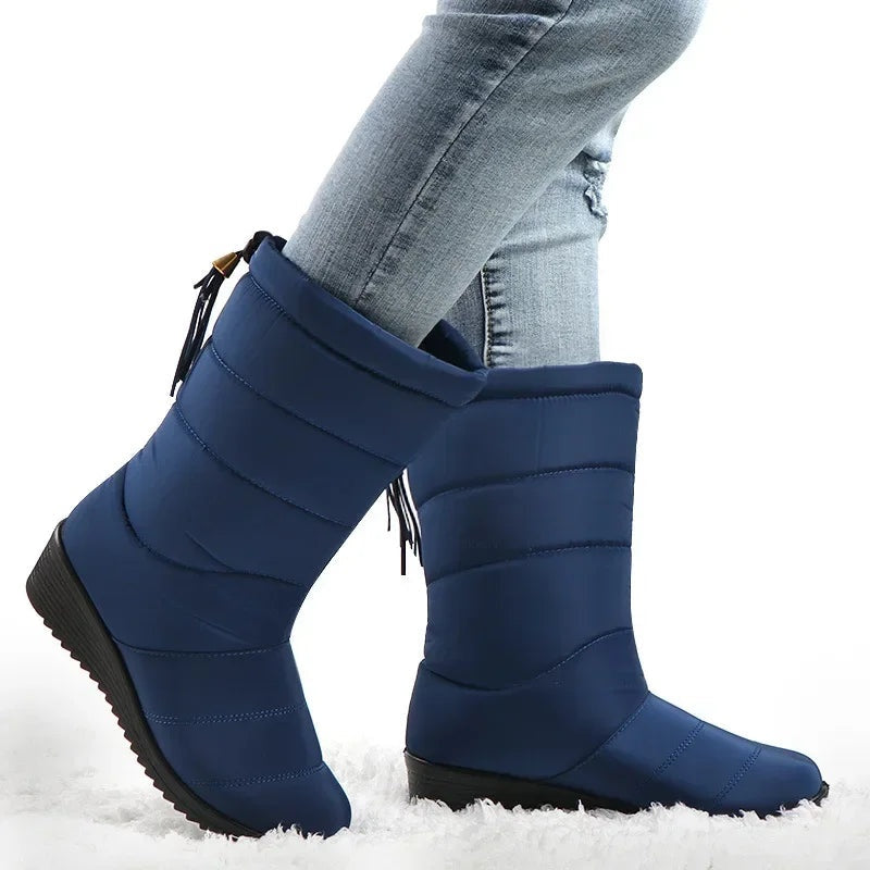 Bota Feminina Cano Médio Waterproof