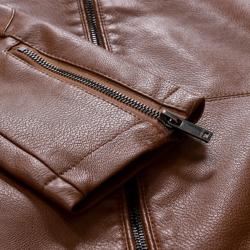 Jaqueta Masculina de Couro Exclusive