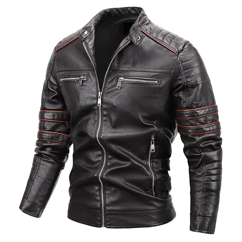 Jaqueta Masculina de Couro Titan