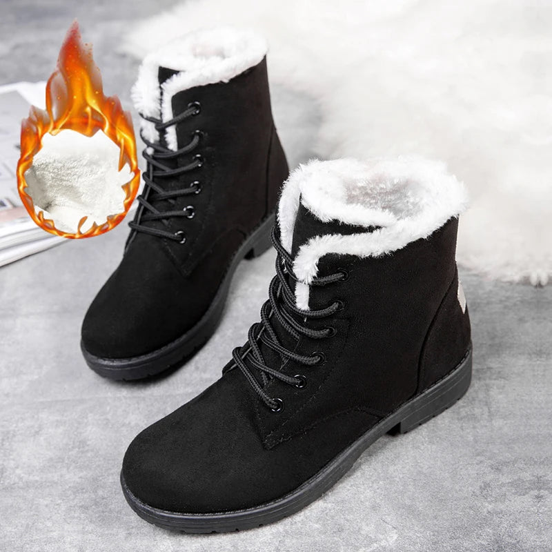 Bota Feminina Plataforma Forrada -10ºc