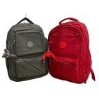Mochila Escolar Infantil Kipling + Chaveiro Personalizado