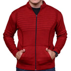 Casaco de Frio Masculino em Lã Tricot