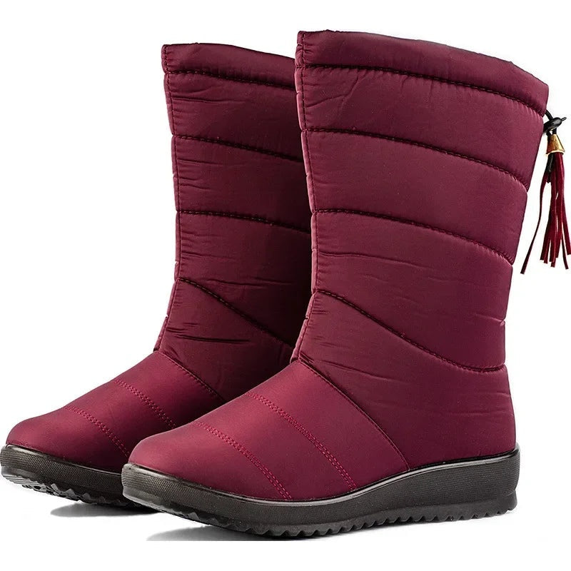 Bota Feminina Cano Médio Waterproof