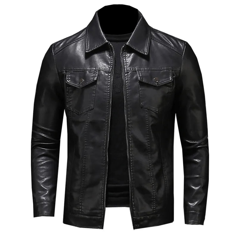 Jaqueta Masculina de Couro LeatherStorm 2025
