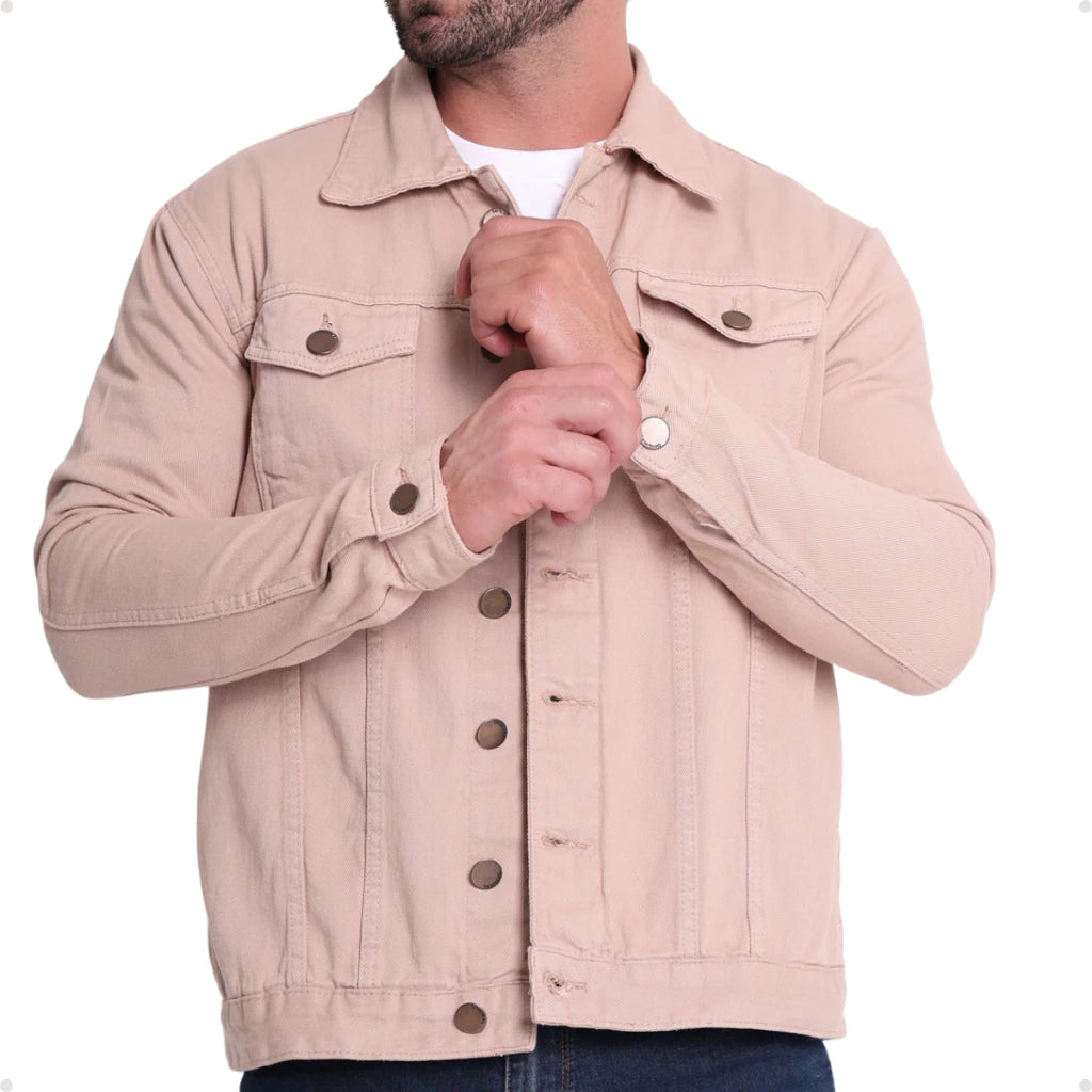 Jaqueta Jeans Sarja Masculina Fit