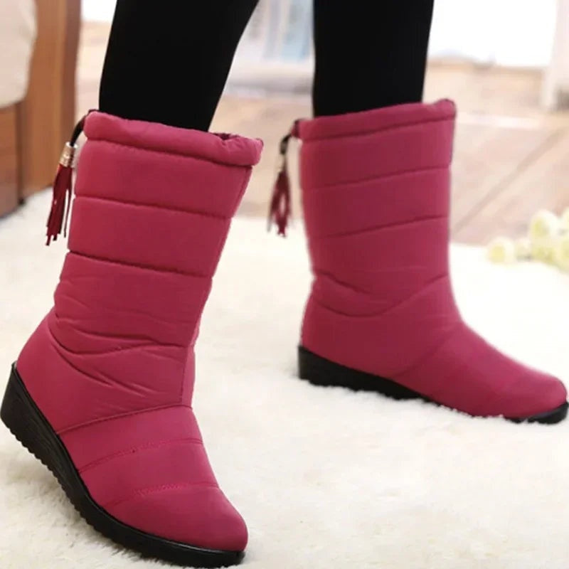 Bota Feminina Cano Médio Waterproof
