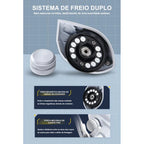 Carretilha De Pesca Esquerda Ou Direita 17+1 Rolamentos 10kg 7.2:1 Branco