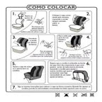 Capa Para Banco De Carro Couro Ford Ka Focus Escort Ecosport Fiesta