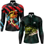 Kit 2 Camisetas Pesca Tucunaré e Tambaqui Proteção Solar UV500